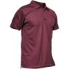 image:imageMAGCOMSEN Mens Polo Shirt Quick Dry Performance Short Sleeve Tactical Shirts Pique Jersey Golf Shirt08 Wine Red