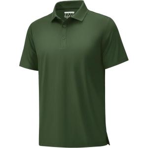 image:imageMAGCOMSEN Mens Polo Shirts Short Sleeve Collared Shirt Moisture Wicking Dry Fit Performance Golf Casual Work Shirts