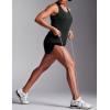 image:imageMAGCOMSEN Tank Tops for Women Workout Racerback Sleeveless Racer Back Tops Athletic Yoga Running Gym Muscle Pilates TankBlack