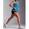image:imageMAGCOMSEN Tank Tops for Women Workout Racerback Sleeveless Racer Back Tops Athletic Yoga Running Gym Muscle Pilates TankBlue Green