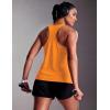 image:imageMAGCOMSEN Tank Tops for Women Workout Racerback Sleeveless Racer Back Tops Athletic Yoga Running Gym Muscle Pilates TankFluorescent Orange
