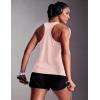 image:imageMAGCOMSEN Tank Tops for Women Workout Racerback Sleeveless Racer Back Tops Athletic Yoga Running Gym Muscle Pilates TankLight Pink