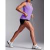 image:imageMAGCOMSEN Tank Tops for Women Workout Racerback Sleeveless Racer Back Tops Athletic Yoga Running Gym Muscle Pilates TankLight Purple