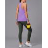 image:imageMAGCOMSEN Tank Tops for Women Workout Racerback Sleeveless Racer Back Tops Athletic Yoga Running Gym Muscle Pilates TankLight Purple