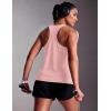 image:imageMAGCOMSEN Tank Tops for Women Workout Racerback Sleeveless Racer Back Tops Athletic Yoga Running Gym Muscle Pilates TankPink