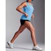 image:imageMAGCOMSEN Tank Tops for Women Workout Racerback Sleeveless Racer Back Tops Athletic Yoga Running Gym Muscle Pilates TankSky Blue