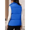 image:imageMAGCOMSEN Womens Puffer Down Vest Sleeveless Coat Oversized Zip Up Outerwear Lightweight Winter Padded Gilet Jacket with Pockets