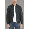 image:imageMAGCOMSEN Mens Jacket Lightweight Windbreaker Bomber Jacket Windproof Casual Jacket Zip Up Coats Outwear with 5 Pockets01 Camouflage Black