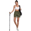 image:imageMAGCOMSEN Womens 5 Hiking Cargo Shorts UPF 50 Lightweight Quick Dry Summer Golf Athletic Casual Shorts 4 PocketsArmy Green
