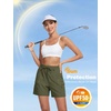image:imageMAGCOMSEN Womens 5 Hiking Cargo Shorts UPF 50 Lightweight Quick Dry Summer Golf Athletic Casual Shorts 4 PocketsArmy Green