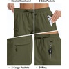 image:imageMAGCOMSEN Womens 5 Hiking Cargo Shorts UPF 50 Lightweight Quick Dry Summer Golf Athletic Casual Shorts 4 PocketsArmy Green