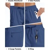 image:imageMAGCOMSEN Womens 5 Hiking Cargo Shorts UPF 50 Lightweight Quick Dry Summer Golf Athletic Casual Shorts 4 PocketsCharcblue