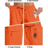 image:imageMAGCOMSEN Womens 5 Hiking Cargo Shorts UPF 50 Lightweight Quick Dry Summer Golf Athletic Casual Shorts 4 PocketsOrange