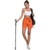 image:imageMAGCOMSEN Womens 5 Hiking Cargo Shorts UPF 50 Lightweight Quick Dry Summer Golf Athletic Casual Shorts 4 PocketsOrange