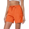 image:imageMAGCOMSEN Womens 5 Hiking Cargo Shorts UPF 50 Lightweight Quick Dry Summer Golf Athletic Casual Shorts 4 PocketsOrange