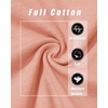 image:imageMAGCOMSEN Womens Long Sleeve Cotton Crew Neck TShirt Casual Tee Basic Top  ClassicFit MoistureWicking Breathable Tee Spring Fall Winter Crewneck Tshirt Solid Color Ladies Soft Shirt Daily WearApricot