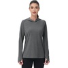 image:imageMAGCOMSEN Womens Sun Protection Hoodie Shirts UPF 50 Long Sleeve Top Quick Dry Lightweight for Hiking Athletic