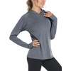 image:imageMAGCOMSEN Womens Sun Protection Hoodie Shirts UPF 50 Long Sleeve Top Quick Dry Lightweight for Hiking Athletic