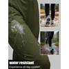 image:imageMAGCOMSEN Womens Fleece Lined Pants Water Resistant Winter Snow JoggersArmygreen