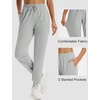 image:imageMAGCOMSEN Womens Fleece Lined Pants Water Resistant Winter Snow JoggersLight Grey