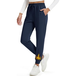 image:imageMAGCOMSEN Womens Fleece Lined Pants Water Resistant Winter Snow JoggersNavy