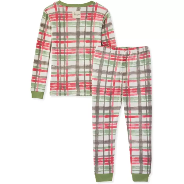 Burt's Bees Baby Baby Boys' Pajamas, Tee and Pant 2-Piece Pj Set, 100% Organic Cotton