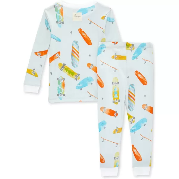 Burt's Bees Baby Baby Boys' Pajamas, Tee and Pant 2-Piece Pj Set, 100% Organic Cotton