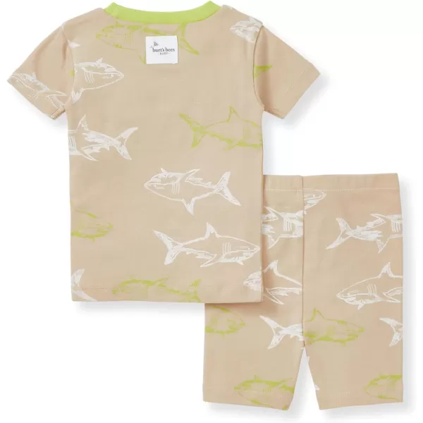 Burt's Bees Baby Baby Boys' Pajamas, Tee and Pant 2-Piece Pj Set, 100% Organic Cotton