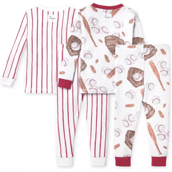 Burt's Bees Baby Baby Boys' Pajamas, Tee and Pant 2-Piece Pj Set, 100% Organic Cotton