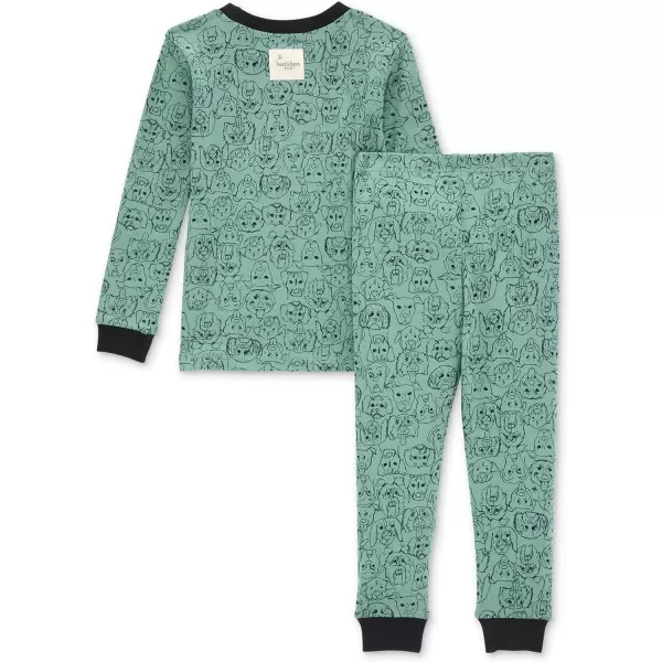 Burt's Bees Baby Baby Boys' Pajamas, Tee and Pant 2-Piece Pj Set, 100% Organic Cotton