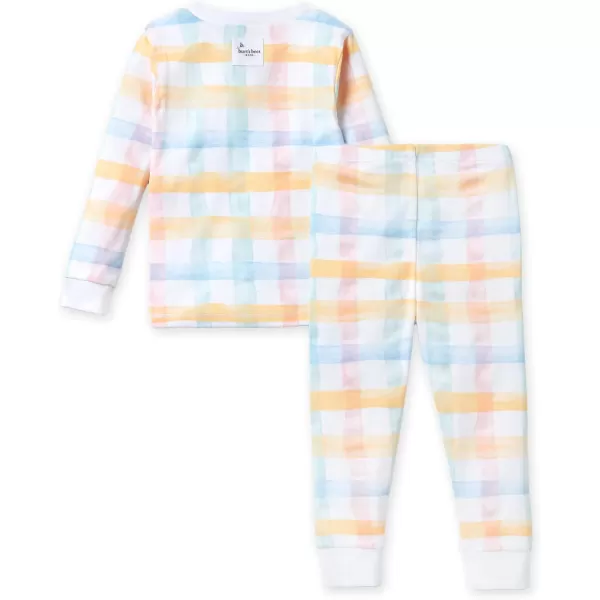 Burt's Bees Baby Baby Boys' Pajamas, Tee and Pant 2-Piece Pj Set, 100% Organic Cotton