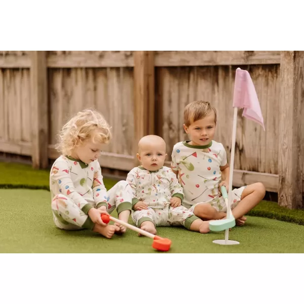 Burt's Bees Baby Baby Boys' Pajamas, Tee and Pant 2-Piece Pj Set, 100% Organic Cotton