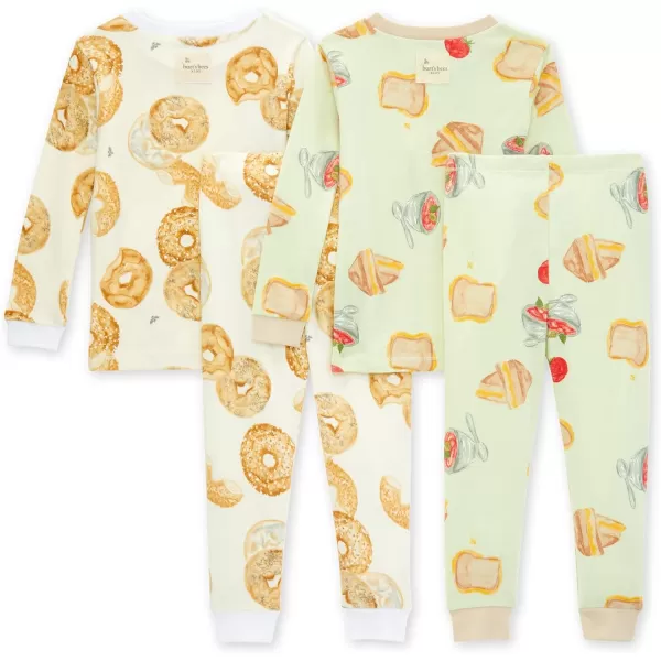 Burt's Bees Baby Baby Boys' Pajamas, Tee and Pant 2-Piece Pj Set, 100% Organic Cotton