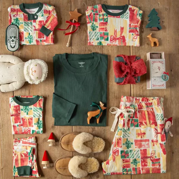 Burt's Bees Baby Baby Girls' Family Jammies Matching Holiday Organic Cotton Pajamas