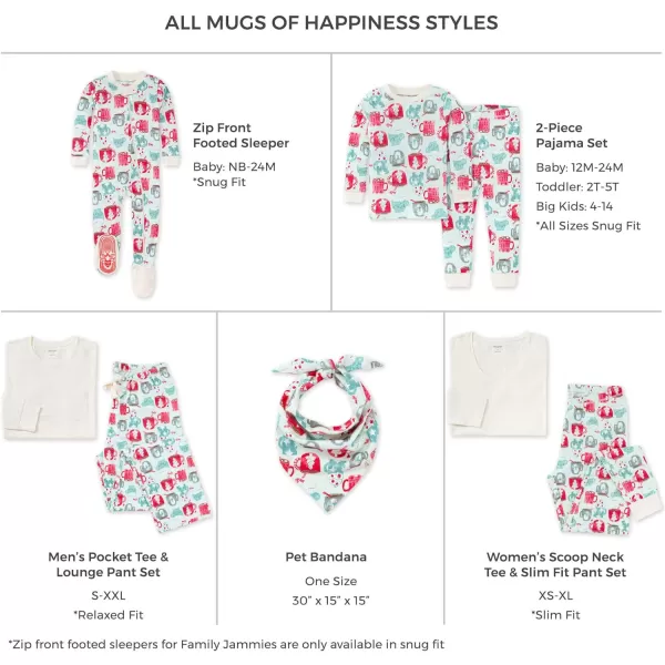 Burt's Bees Baby Baby Girls' Family Jammies Matching Holiday Organic Cotton Pajamas
