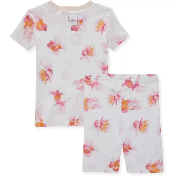 Burt's Bees Baby Baby Girls' Pajamas, Tee and Pant 2-Piece Pj Set, 100% Organic Cotton
