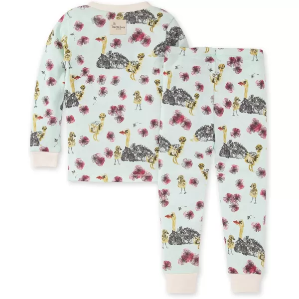 Burt's Bees Baby Baby Girls' Pajamas, Tee and Pant 2-Piece Pj Set, 100% Organic Cotton