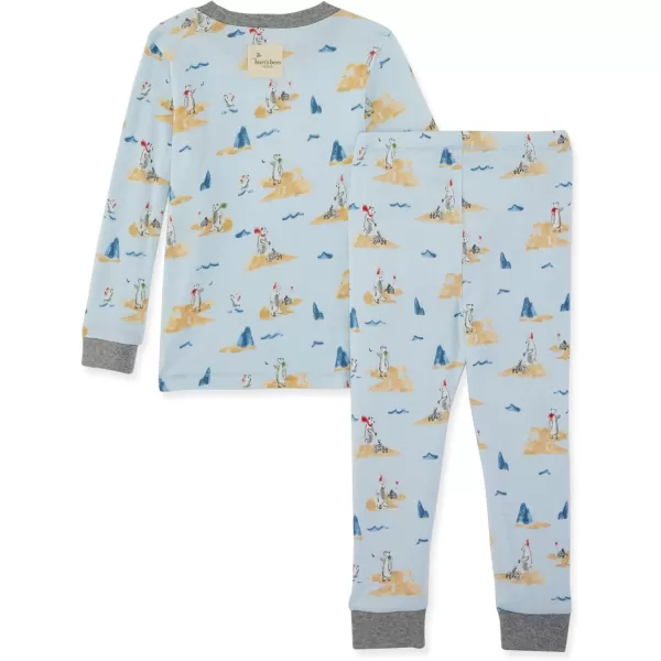 Burt's Bees Baby Baby Girls' Pajamas, Tee and Pant 2-Piece Pj Set, 100% Organic Cotton