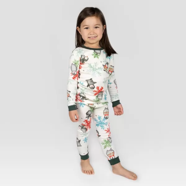Burt's Bees Baby Baby Girls' Pajamas, Tee and Pant 2-Piece Pj Set, 100% Organic Cotton