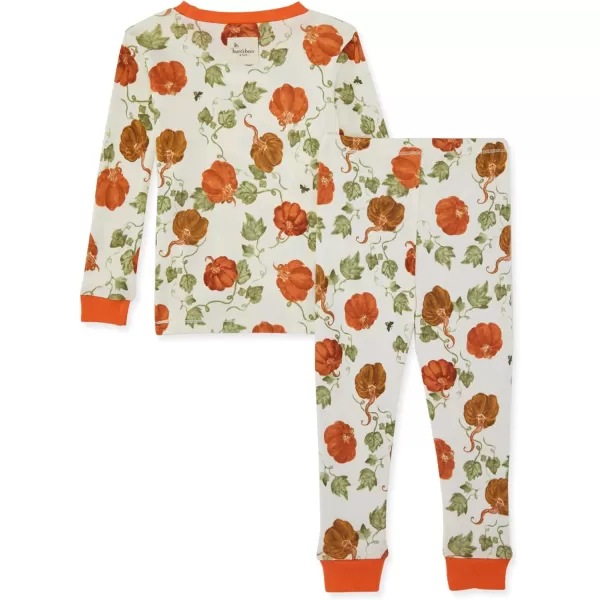 Burt's Bees Baby Baby Girls' Pajamas, Tee and Pant 2-Piece Pj Set, 100% Organic Cotton