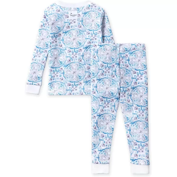 Burt's Bees Baby Baby Girls' Pajamas, Tee and Pant 2-Piece Pj Set, 100% Organic Cotton