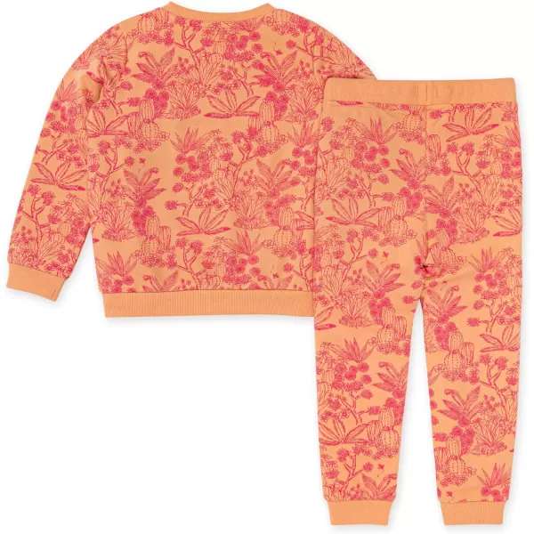 Burt's Bees Baby Baby Girls' Top and Pant Set, Tunic and Leggings Bundle, 100% Organic Cotton