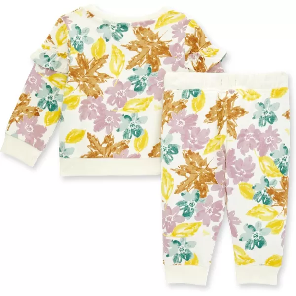 Burt's Bees Baby Baby Girls' Top and Pant Set, Tunic and Leggings Bundle, 100% Organic Cotton