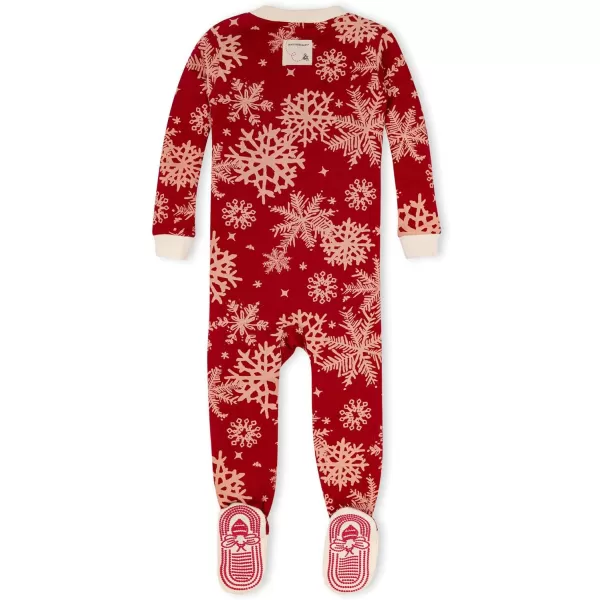 Burt's Bees Baby Girls Pajamas, Zip Front Non-slip Footed Pjs, 100% Organic Cotton and Toddler Sleepers