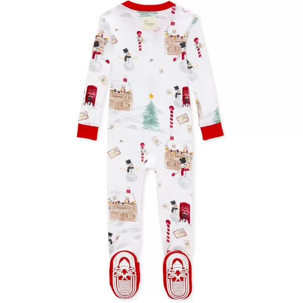 Burt's Bees Baby Girls Pajamas, Zip Front Non-slip Footed Pjs, 100% Organic Cotton and Toddler Sleepers