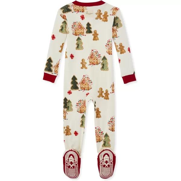 Burt's Bees Baby Girls Pajamas, Zip Front Non-slip Footed Pjs, 100% Organic Cotton and Toddler Sleepers