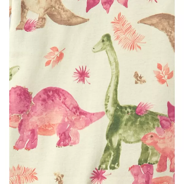 Burt's Bees Baby Girls Pajamas, Zip Front Non-slip Footed Pjs, 100% Organic Cotton and Toddler Sleepers