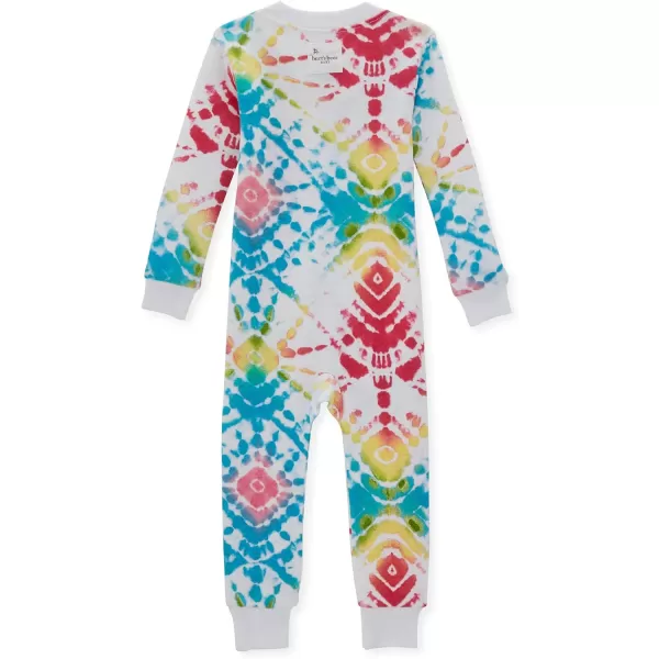 Burt's Bees Baby Girls Pajamas, Zip Front Non-slip Footed Pjs, 100% Organic Cotton and Toddler Sleepers