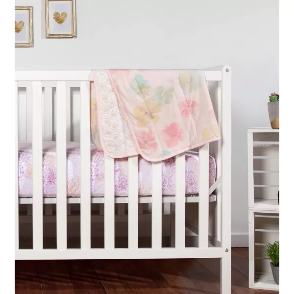 Burt's Bees Baby - Reversible Blanket, Nursery, Stroller &amp; Tummy-Time Organic Jersey Cotton Quilted Infant &amp; Toddler Bedding