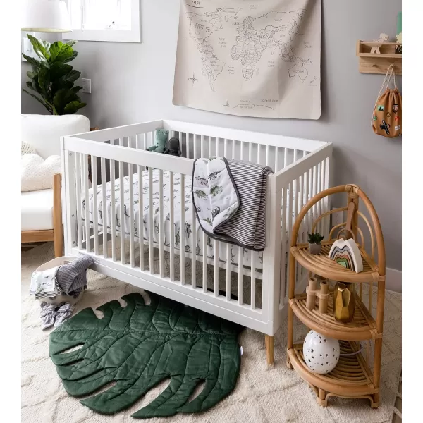 Burt's Bees Baby - Reversible Blanket, Nursery, Stroller &amp; Tummy-Time Organic Jersey Cotton Quilted Infant &amp; Toddler Bedding